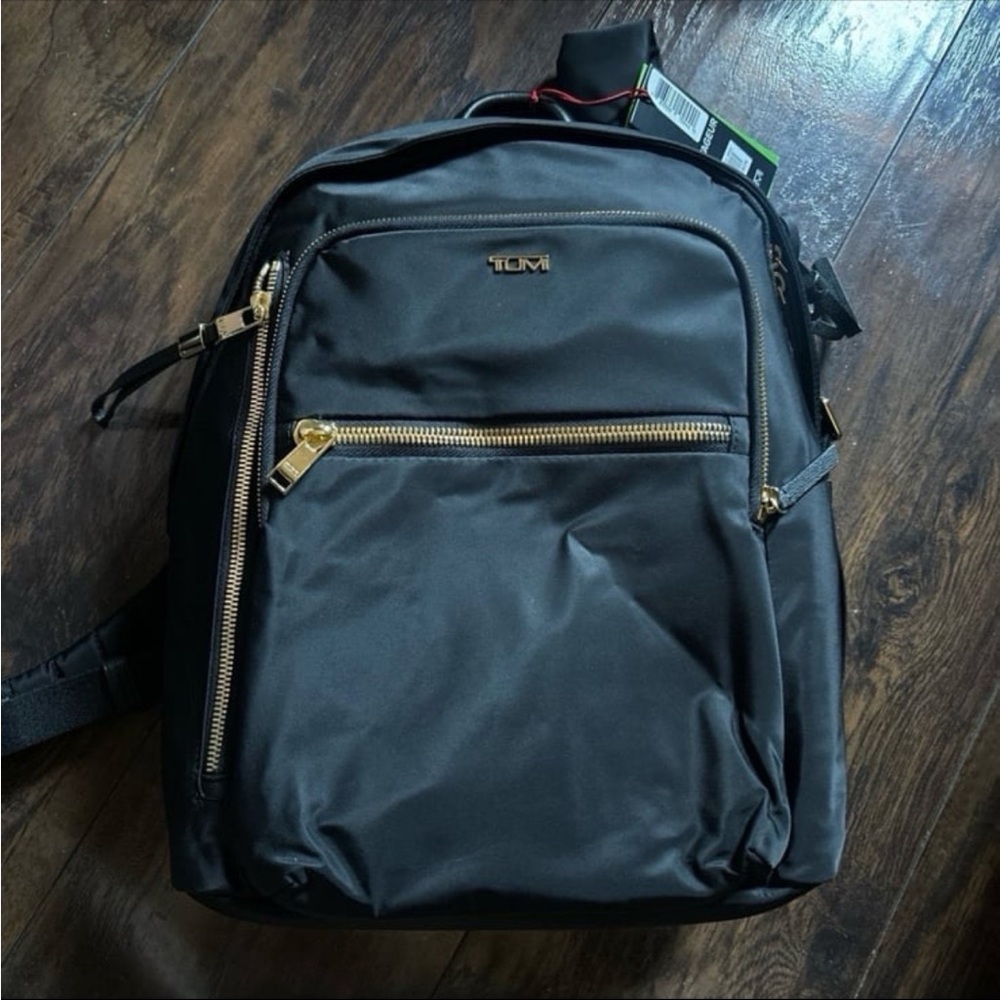New TUMI Voyageur Halsey Backpack NWT black